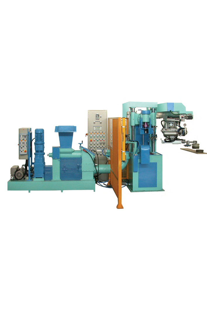 PRESSA AUTOMATICA ROTANTE MOD 220 - 300 degas